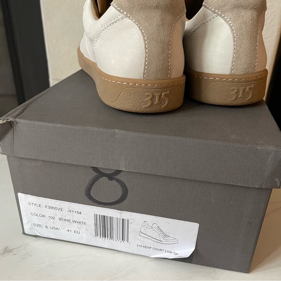 John Varvatos 315 keep court low top Men’s suede beige slip on Sneakers size 8 - Picture 6 of 7